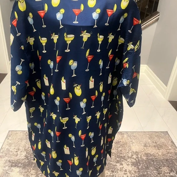 Pacific and Co mens take me on holidays cocktail evening shirt size large new! - Picture 8 of 16